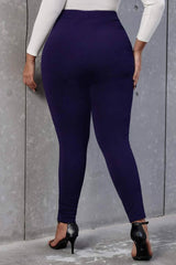 Pantaloni dama marimi mari cu nasturi 6246