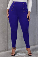 Pantaloni dama marimi mari cu nasturi 6246