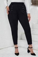 Spodnie damskie w dużych rozmiarach 6258