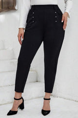 Spodnie damskie w dużych rozmiarach 6258