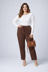 Pantaloni dama marimi mari 6303