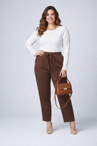 Pantaloni dama marimi mari 6303