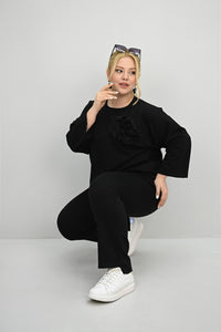 Dres damski duży rozmiar 8182