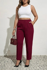 Spodnie damskie w dużych rozmiarach 6228-23