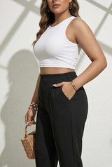 Spodnie damskie w dużych rozmiarach 6228-23