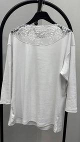 Bluzka koronkowa damska w dużym rozmiarze 1449-23