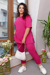 Damskie dresy plus size, podstawowe modele 8009-23