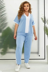 Dres damski duży rozmiar Bezpłatny 8016-23