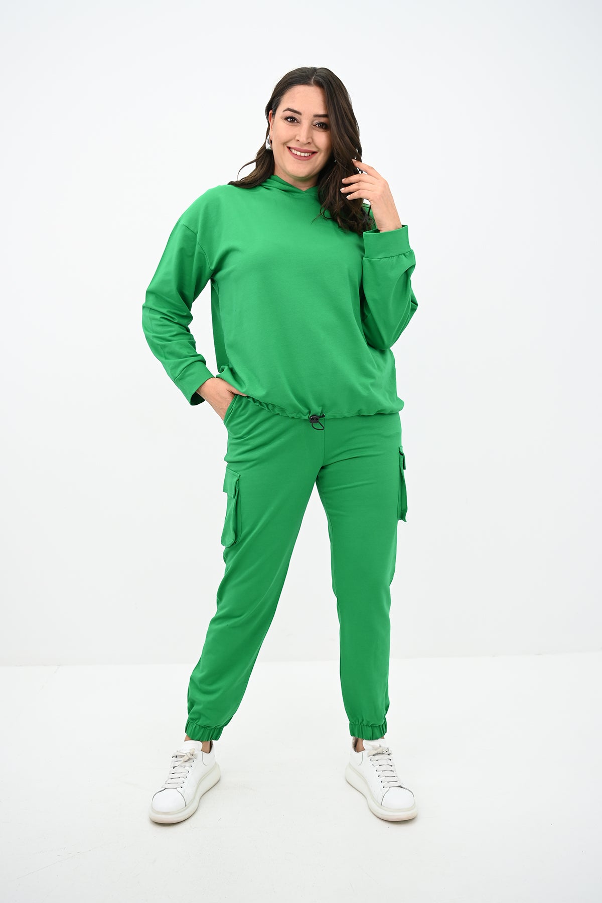 Dres damski plus size 8024