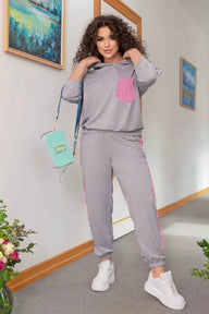 Dres damski plus size Glitter 8025-23