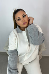 Dres damski plus size z kurtką 8034