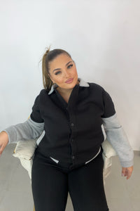 Dres damski plus size z kurtką 8034