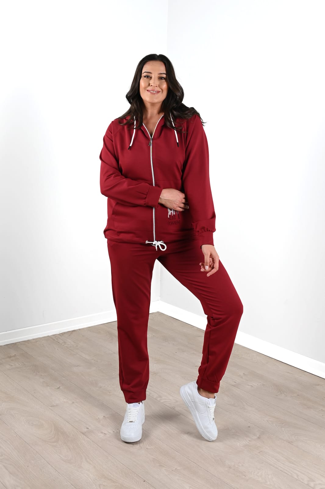 Dres damski plus size 8037