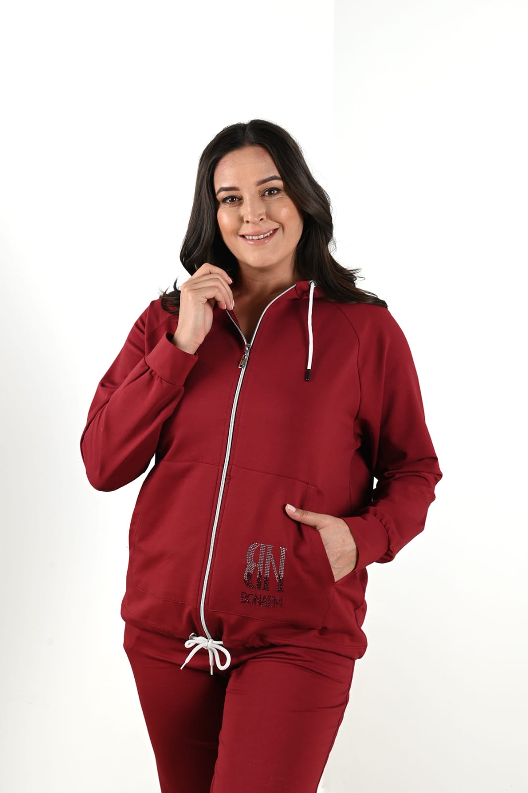 Dres damski plus size 8037