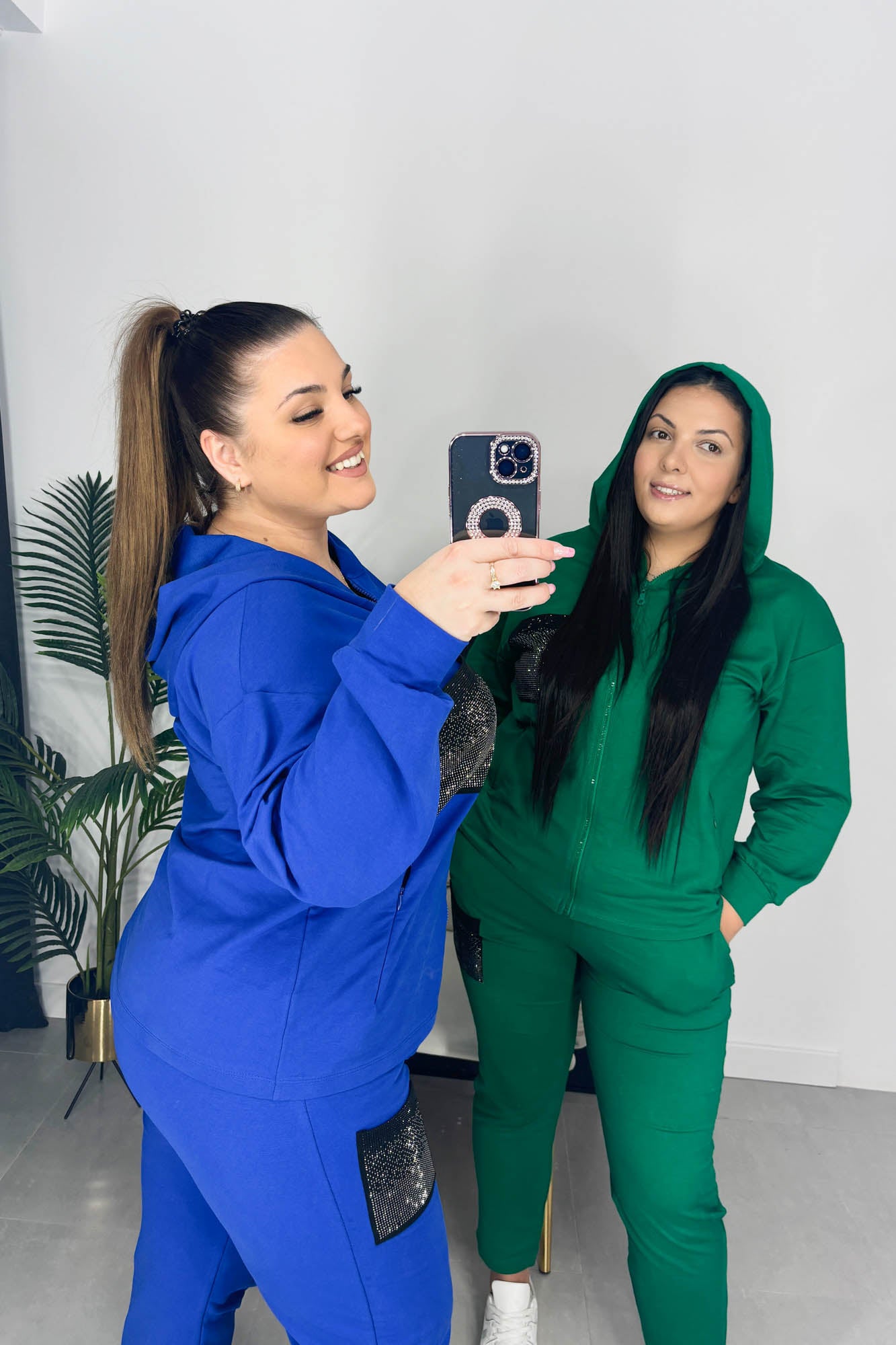 Dres damski plus size z kieszenią 8039