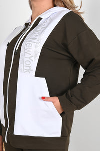 Dres damski duży rozmiar NY 8043-23