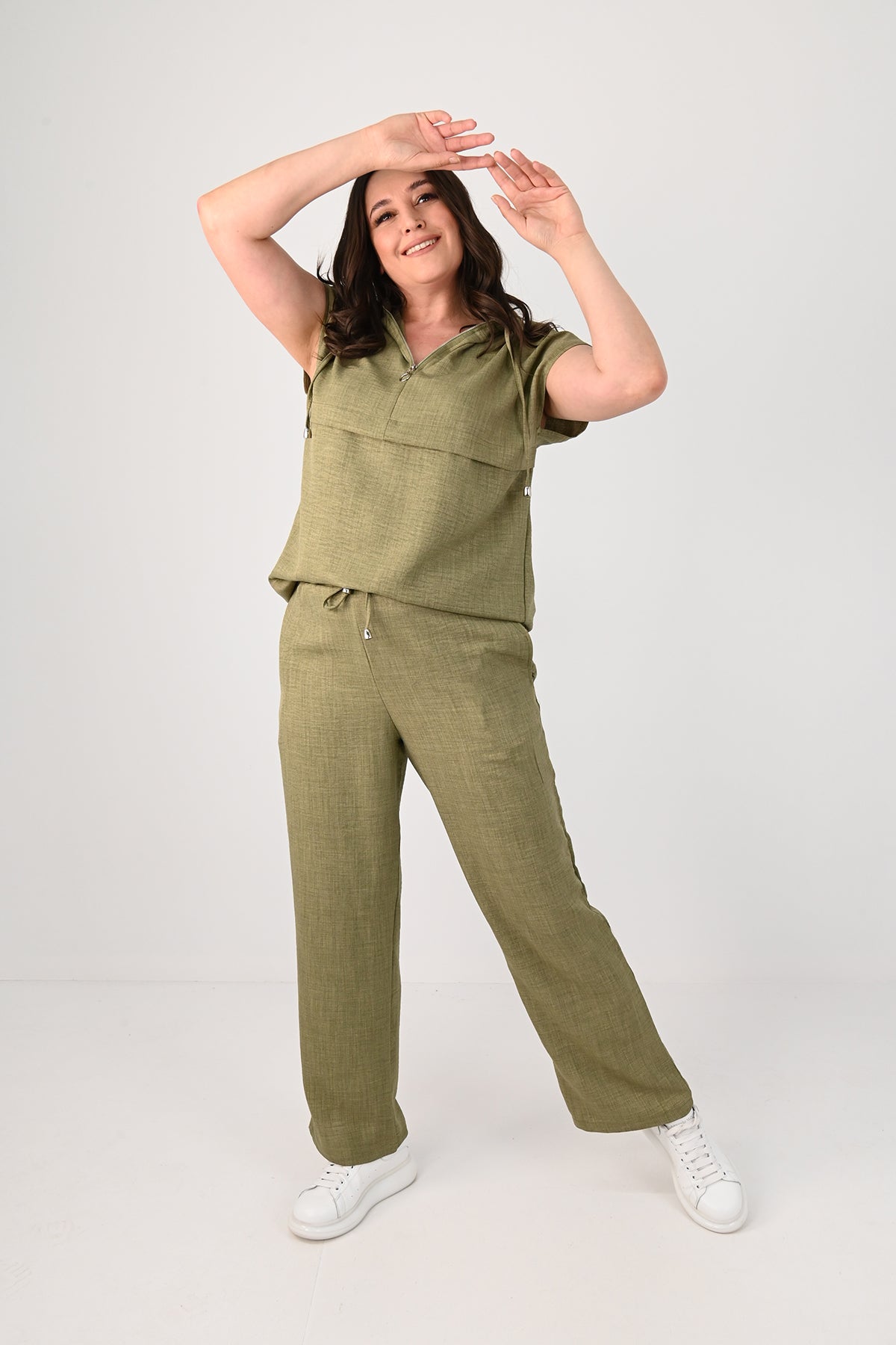 Garnitur damski plus size 8069