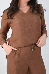 Garnitur damski plus size 8069