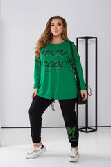 Dres damski duże rozmiary 8074-24 Mafia