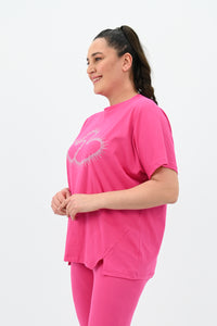 Dres damski plus size 8085 serca