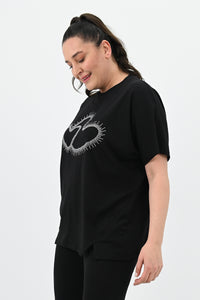 Dres damski plus size 8085 serca