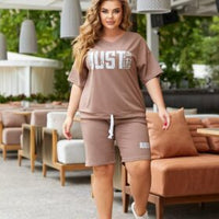 Garnitur damski plus size Just 8087