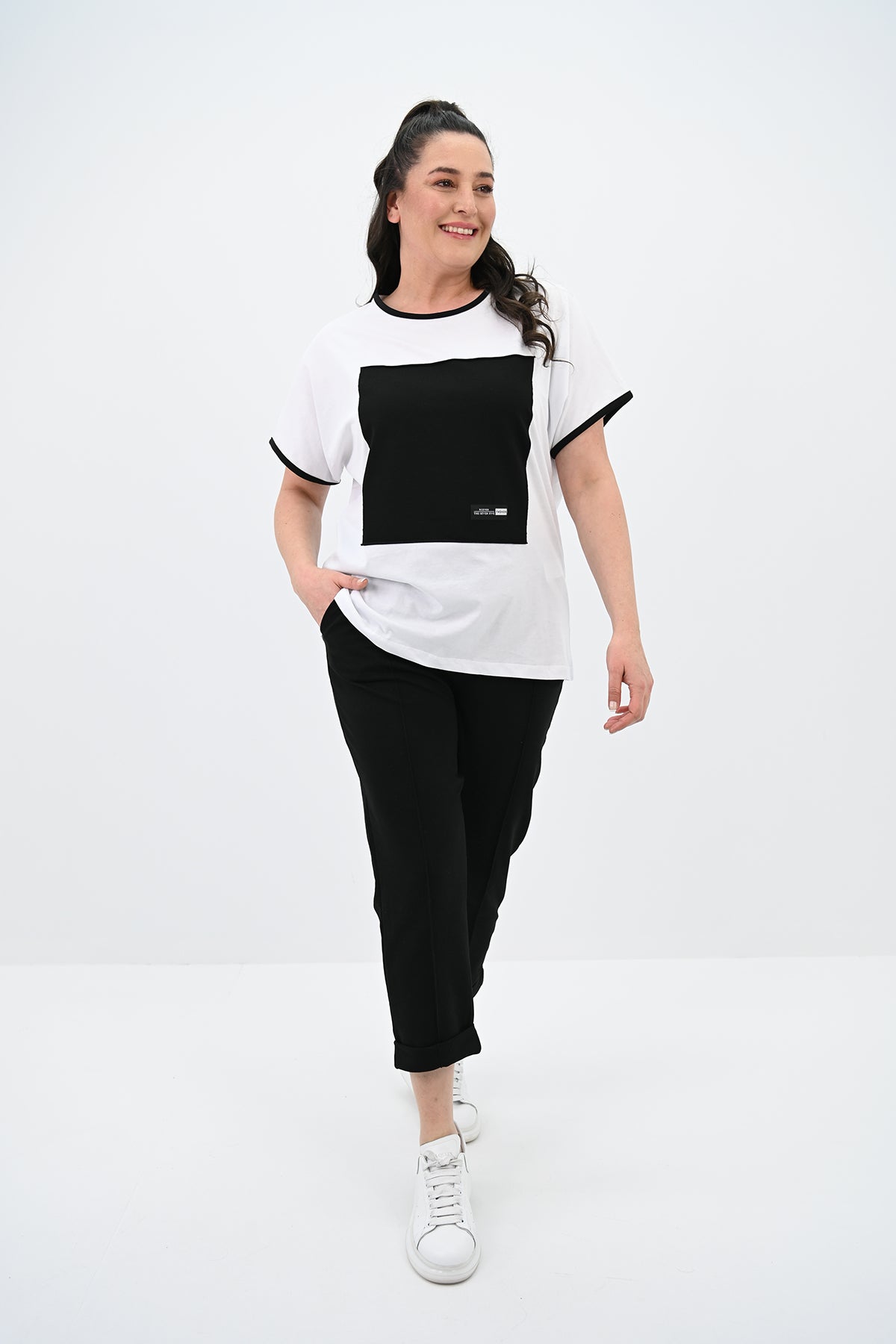 Dres damski plus size 8091
