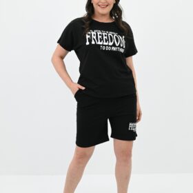 Dres damski plus size Freedom short 8092