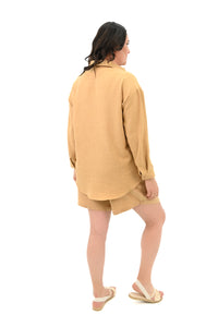 Komplet damski plus size szorty z koszulą 8121-24