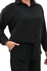 Komplet damski plus size szorty z koszulą 8121-24