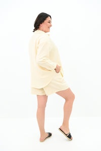 Komplet damski plus size szorty z koszulą 8121-24