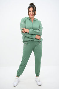 Dres damski plus size z kryształkami 8129