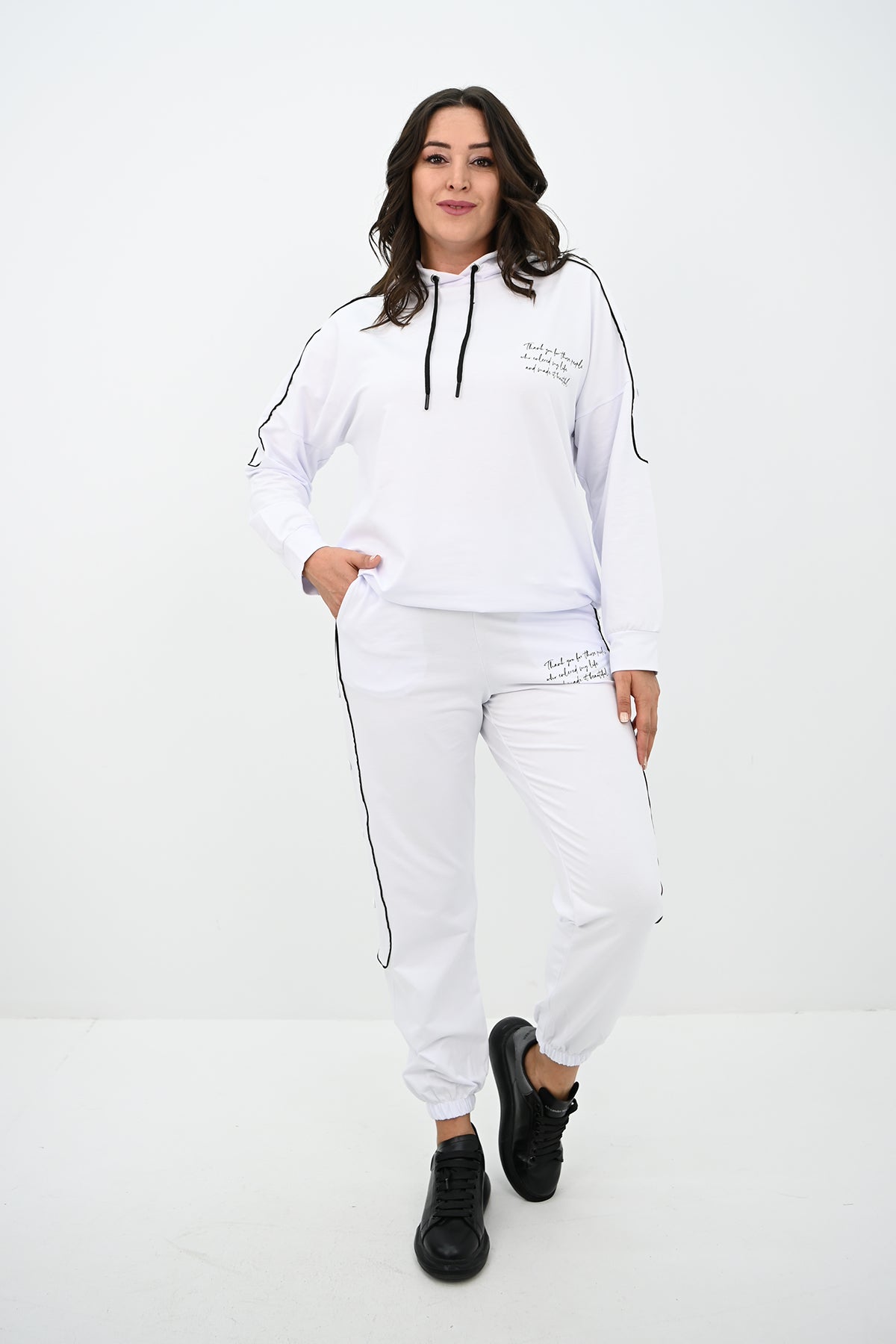 Dres damski duży rozmiar 8144