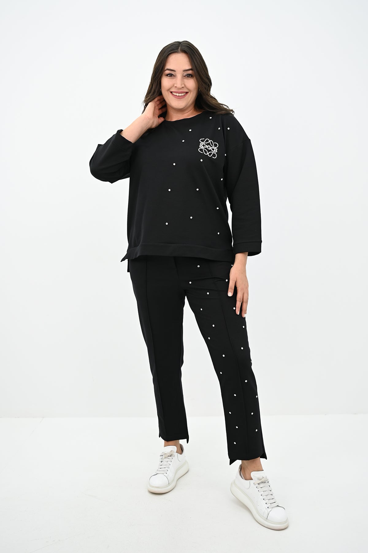 Dres damski duże rozmiary 8147-24