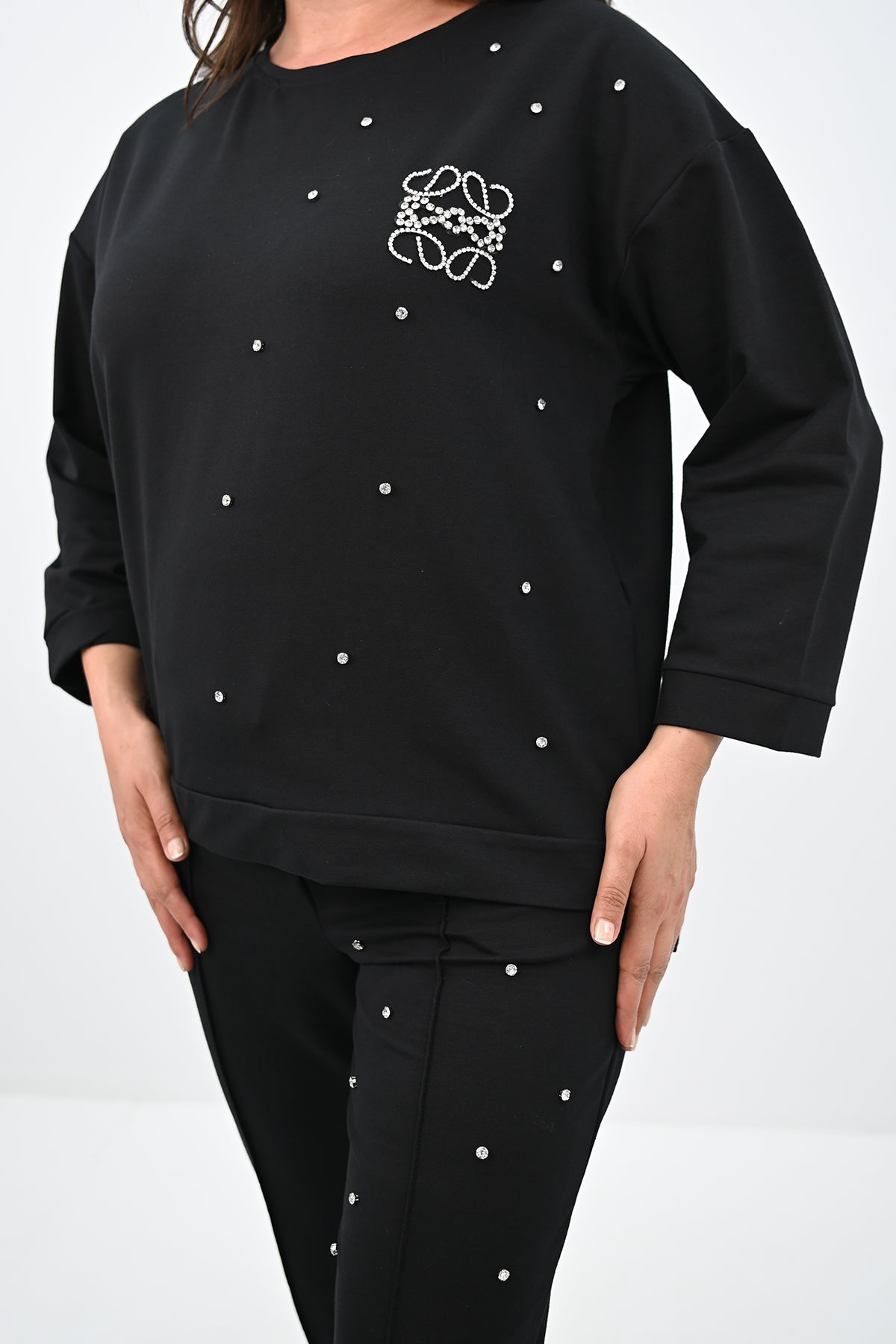 Dres damski duże rozmiary 8147-24