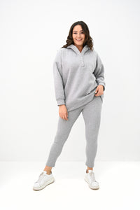Dres damski plus size z ociepleniem 8154-24