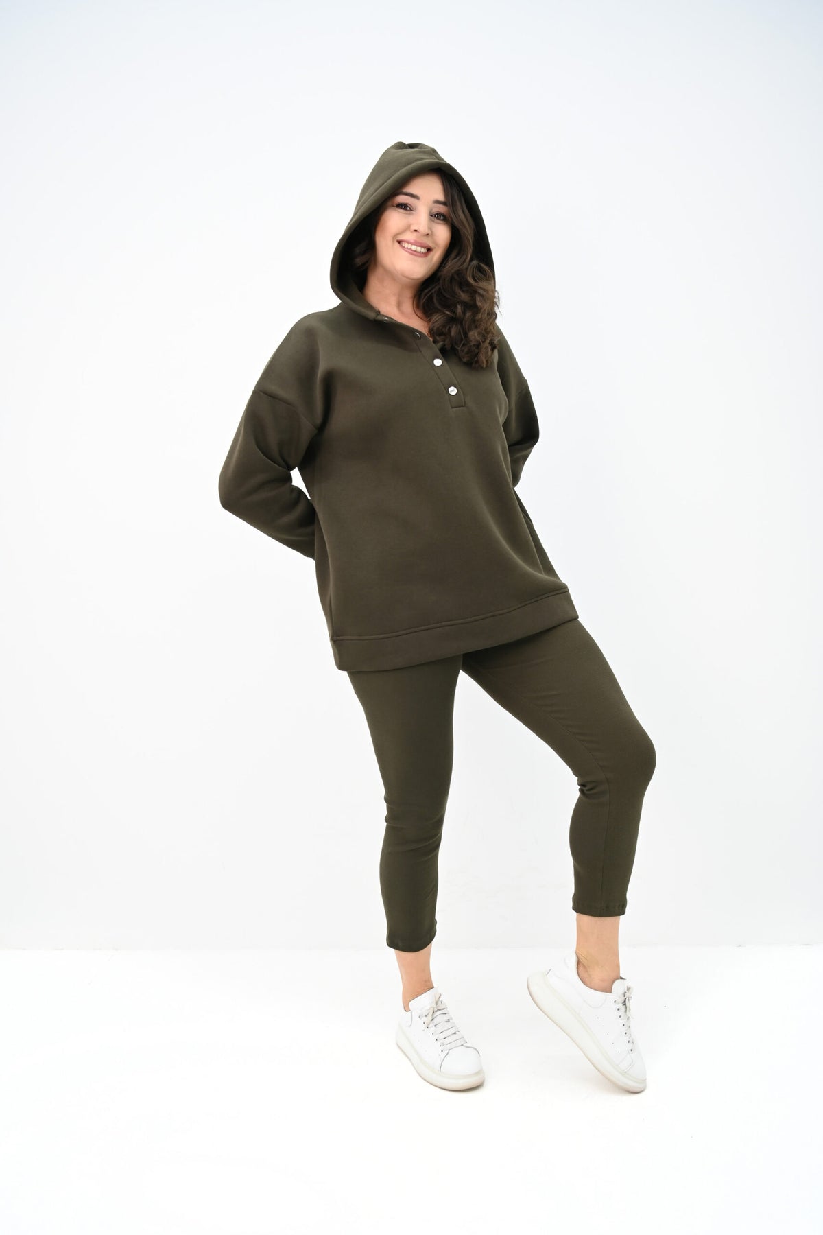 Dres damski plus size z ociepleniem 8154-24