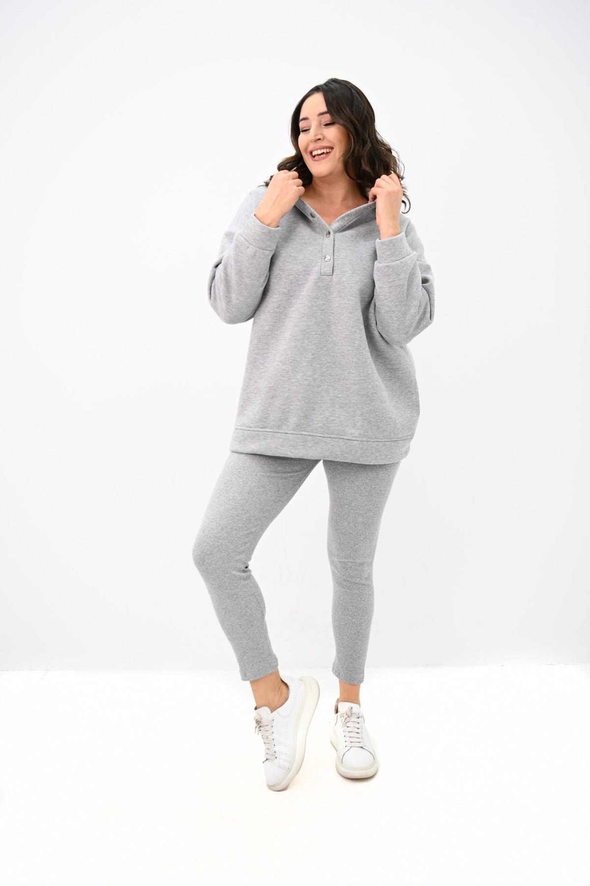 Dres damski plus size z ociepleniem 8154-24