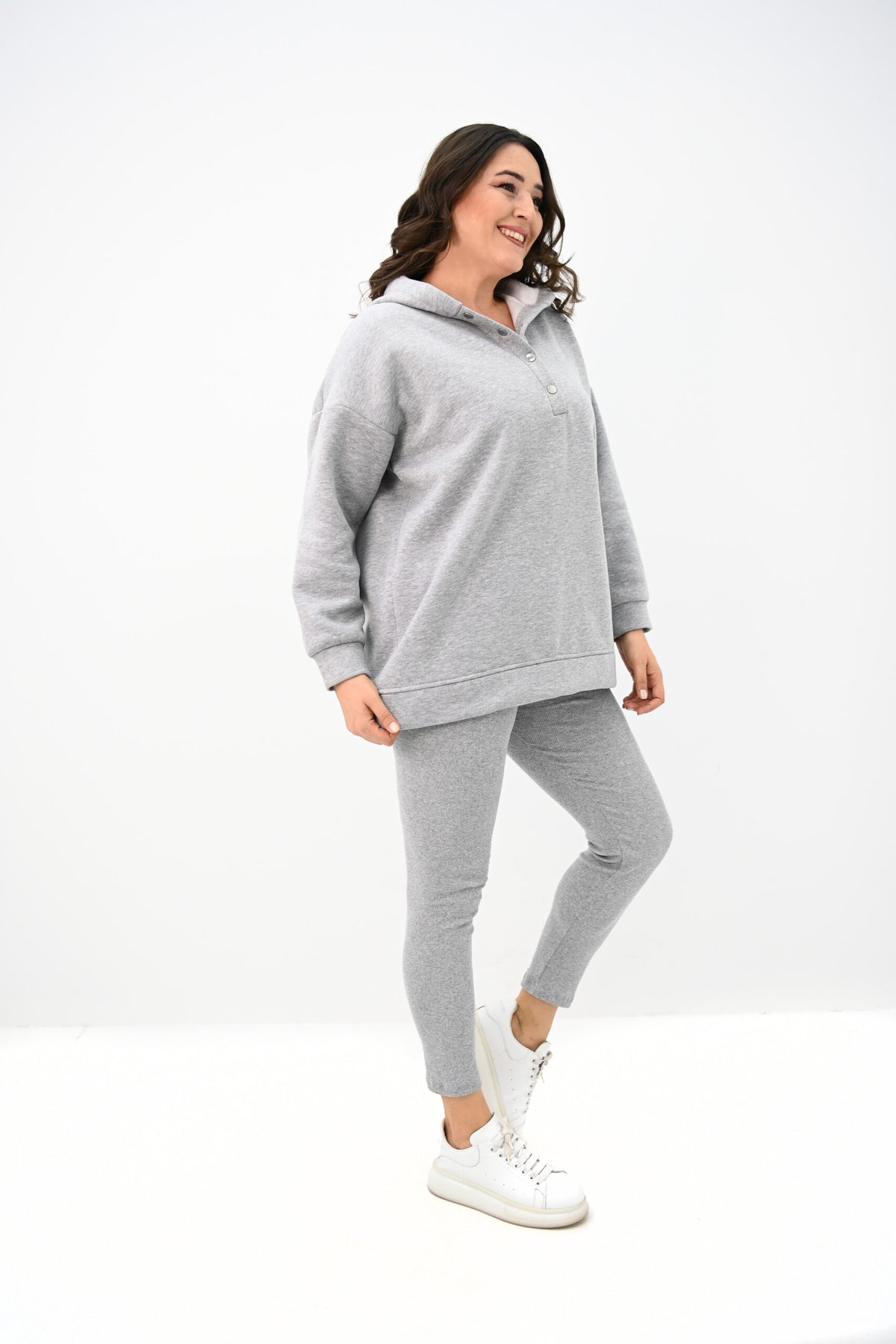 Dres damski plus size z ociepleniem 8154-24