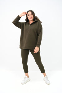 Dres damski plus size z ociepleniem 8154-24