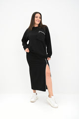 Dres damski duże rozmiary 8159-25