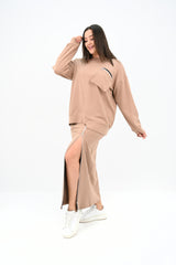 Dres damski duże rozmiary 8159-25