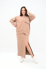Dres damski duże rozmiary 8159-25