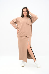 Dres damski duże rozmiary 8159-25