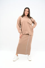 Dres damski duże rozmiary 8159-25