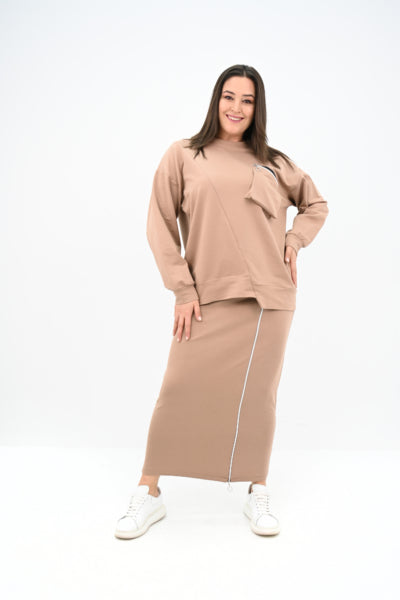 Dres damski duże rozmiary 8159-25