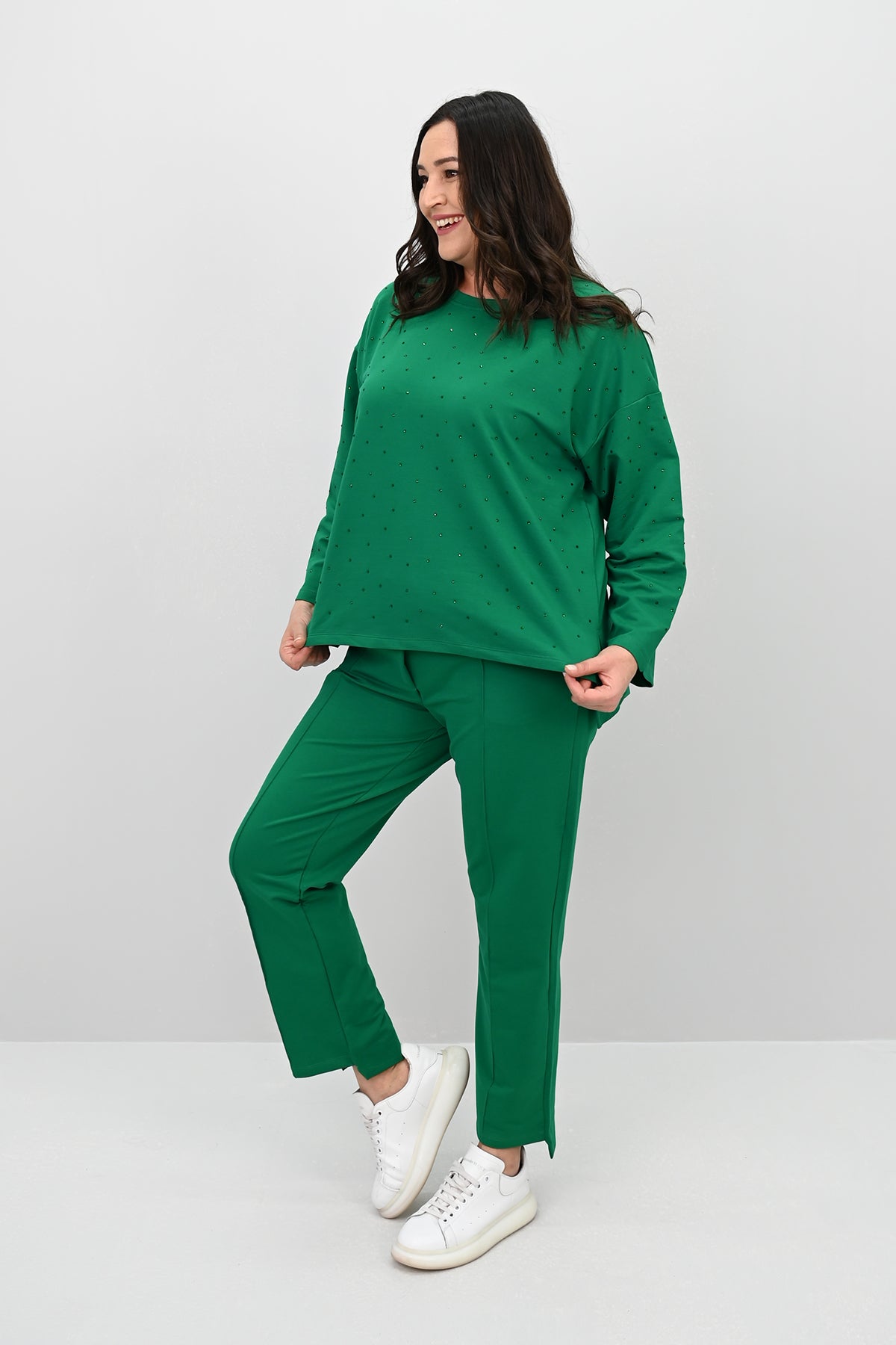Dres damski duży rozmiar 8172