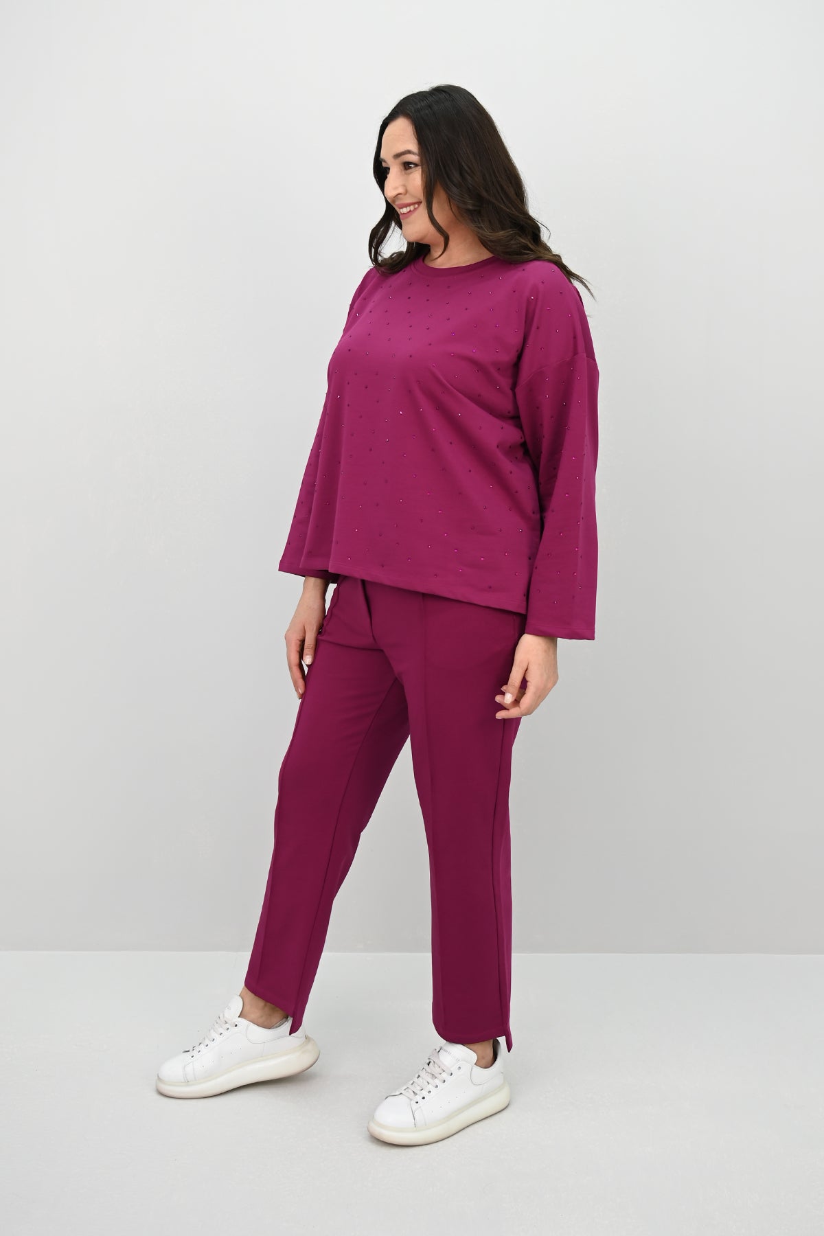 Dres damski duży rozmiar 8172