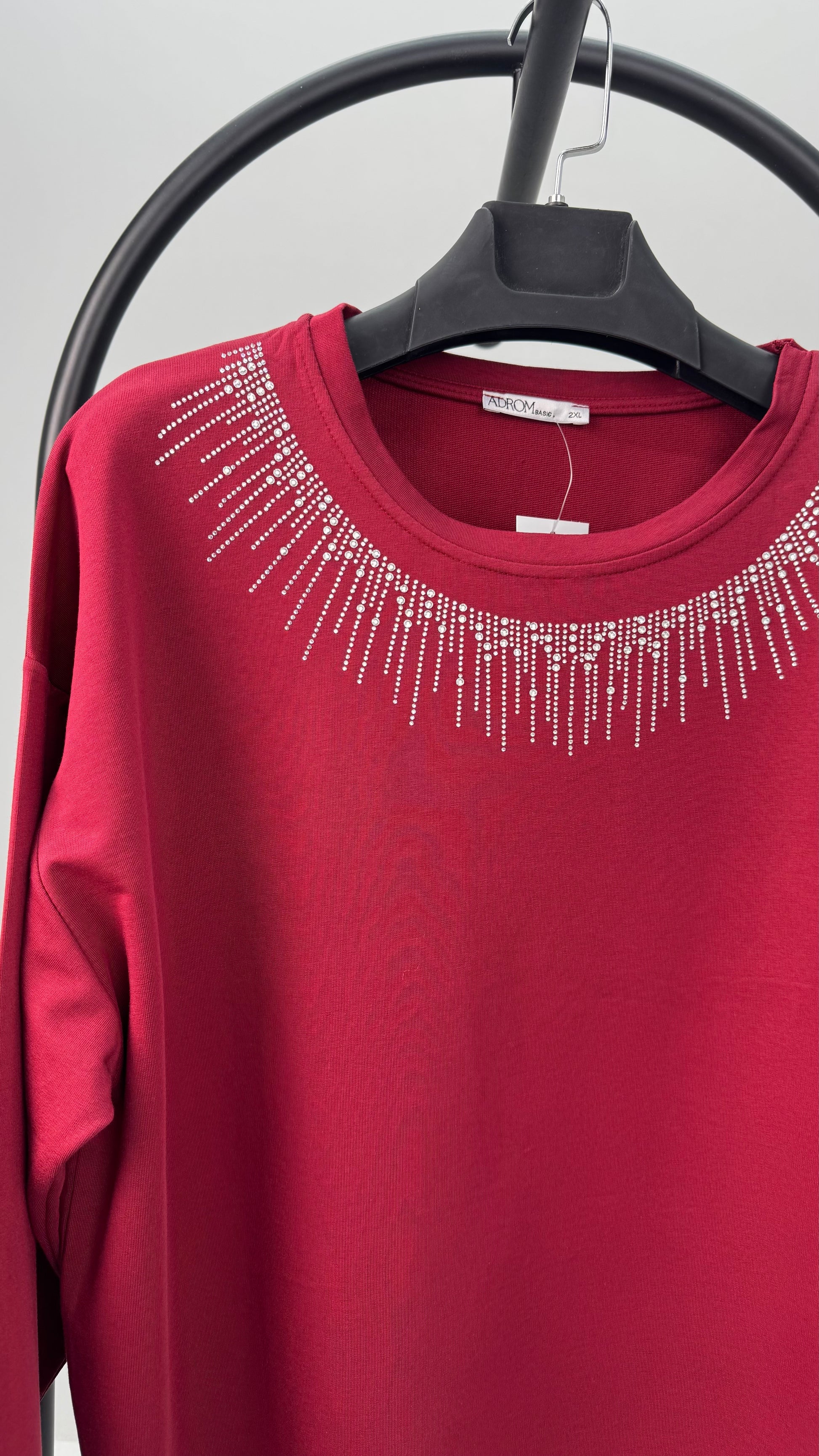 Dres damski duży rozmiar 8175