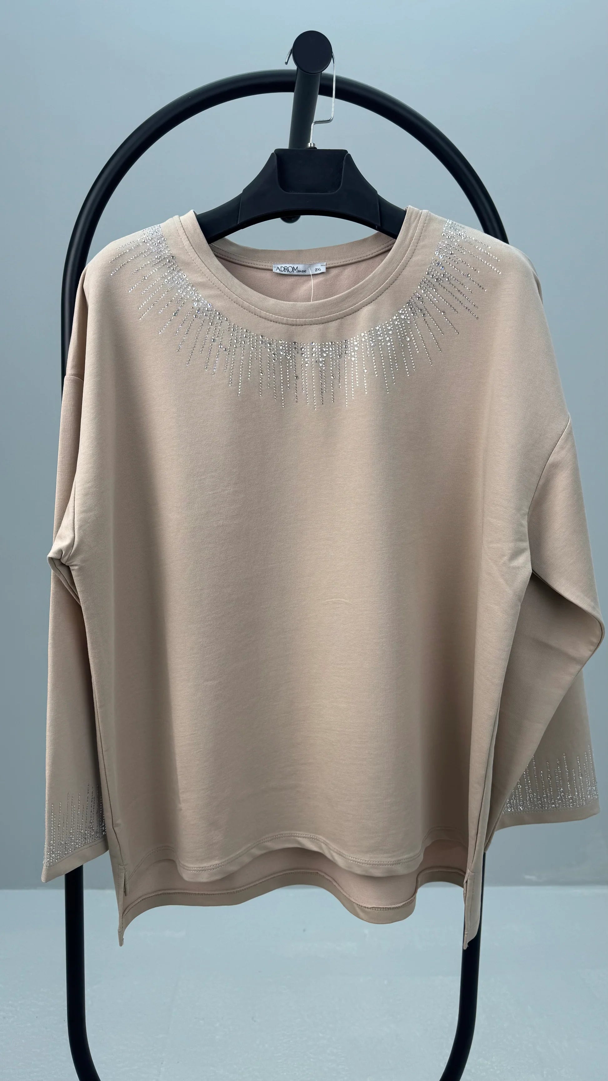 Dres damski duży rozmiar 8175